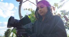 Junge Filmemacher präsentieren auf dem "Chiller Filmfestival" ihre Kurzflme. (Bild: Michael Zambrano) 
