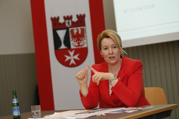 Die Neuköllner Bürgermeisterin Franziska Giffey ist seit einem Jahr im Amt. (Bild: Emmanuelle Contini) 